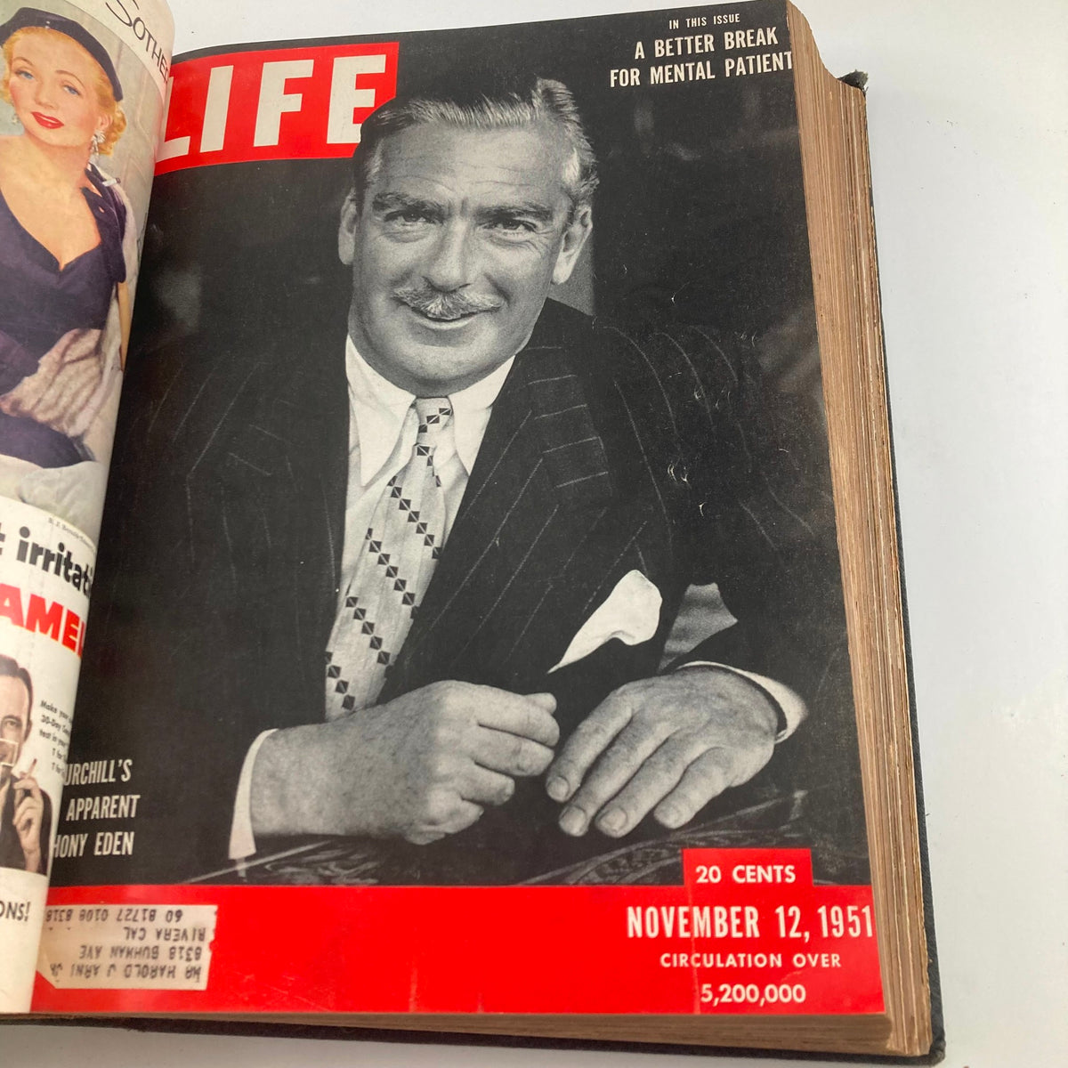 Vintage 1951 Bound Life Magazine October - December Weekly Issue