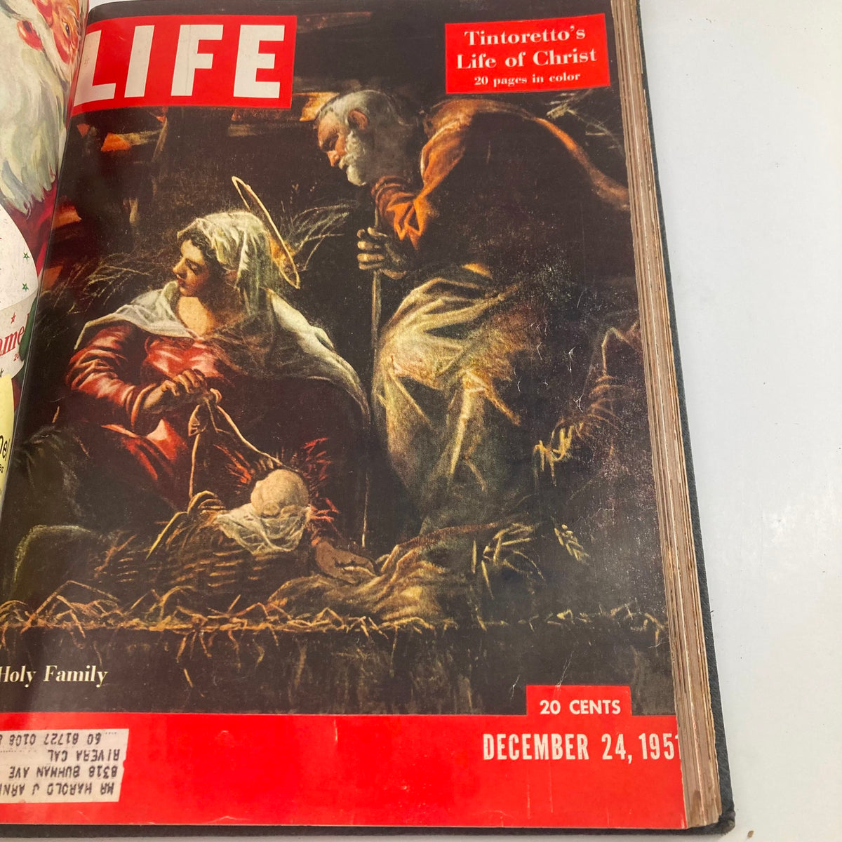 Vintage 1951 Bound Life Magazine October - December Weekly Issue