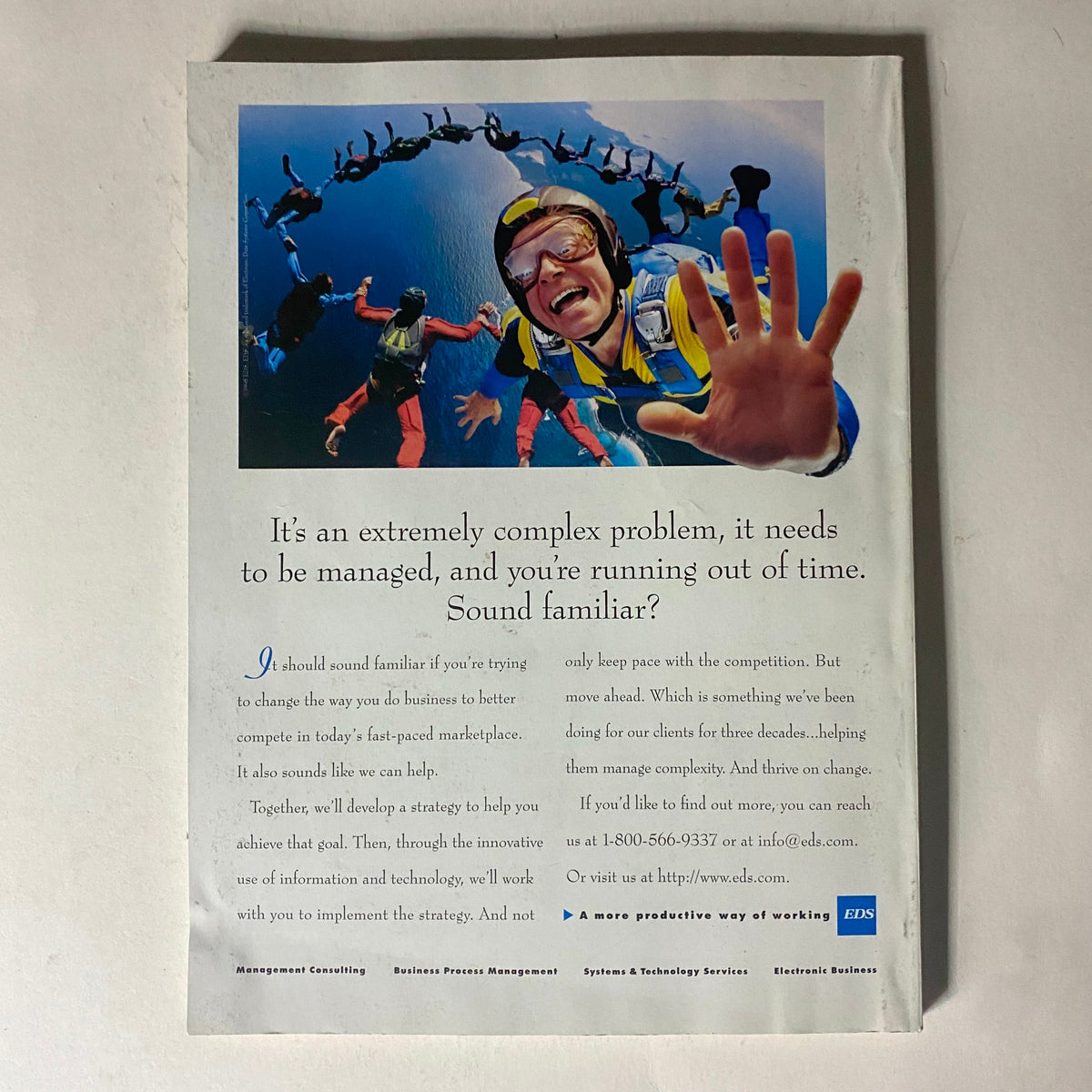 Back cover of Fortune Magazine, March 2, 1998, displaying an advertisement related to business management and strategy.