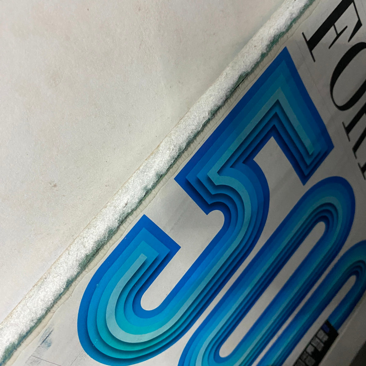 Spine view of Fortune Magazine May 21, 2012, emphasizing its vintage design and featuring the iconic Fortune 500 title in blue.