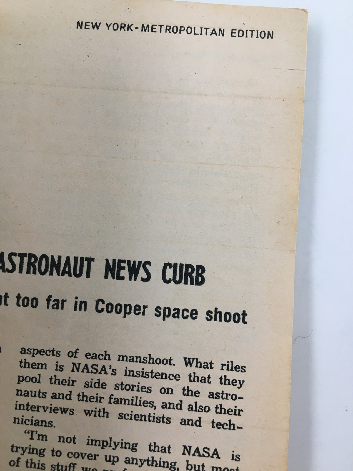 Back cover of TV Guide Magazine June 1 1963 indicating it is the New York Metropolitan Edition, providing insight into vintage television history.