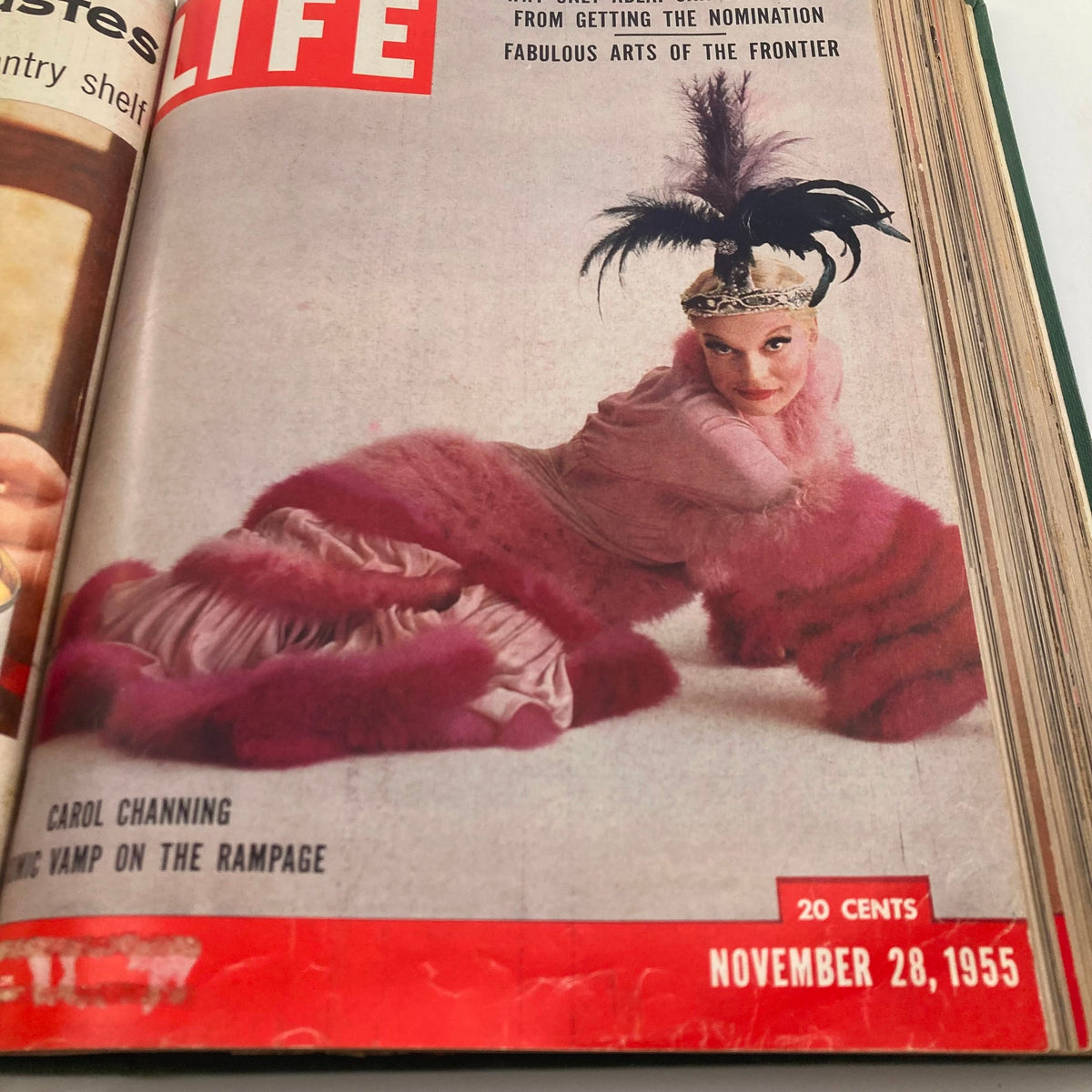 Vintage 1955 Bound Life Magazine November - December Weekly Issue