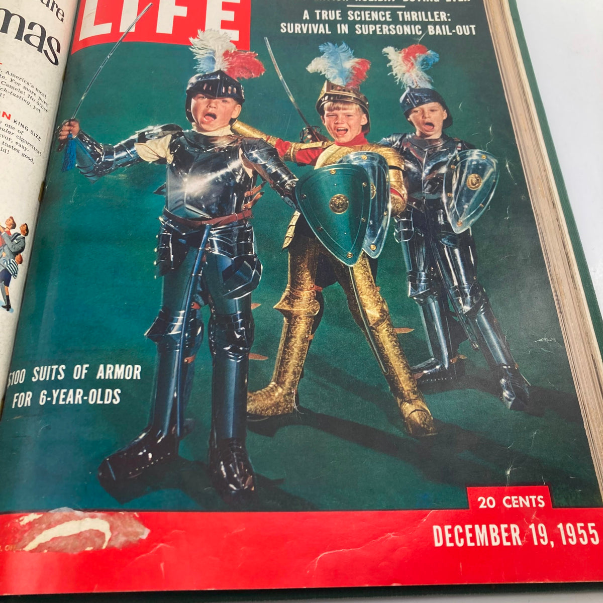 Vintage 1955 Bound Life Magazine November - December Weekly Issue