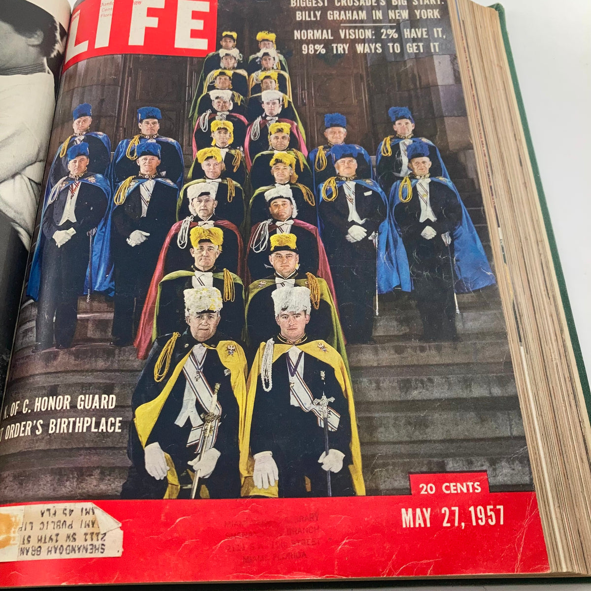 Vintage 1957 Bound Life Magazine May - June Weekly Issue covers Missing