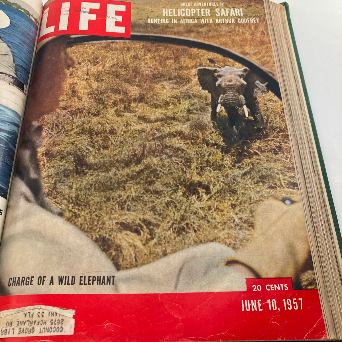 Vintage 1957 Bound Life Magazine May - June Weekly Issue covers Missing