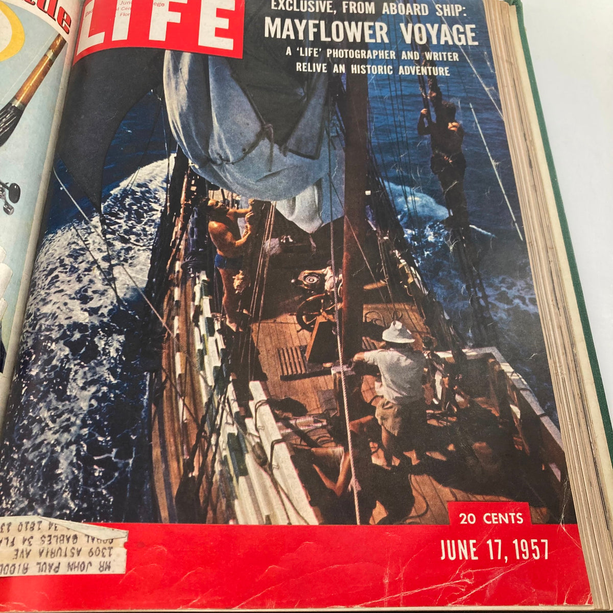 Vintage 1957 Bound Life Magazine May - June Weekly Issue covers Missing