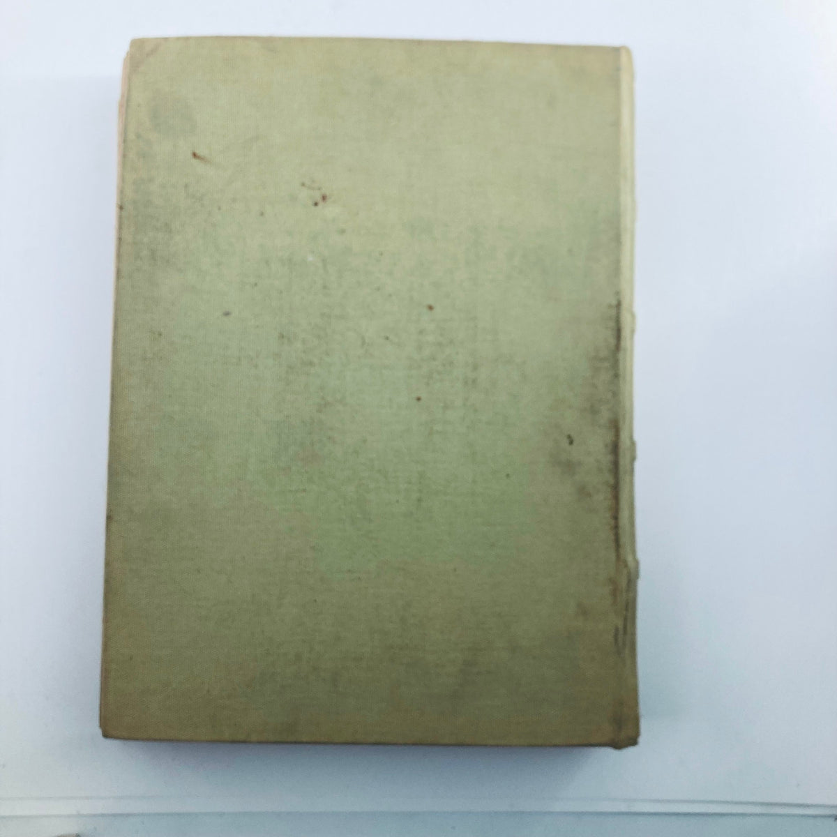 Back cover of VTG 1939 Bound Life Magazine, highlighting the simple green cover with light wear.