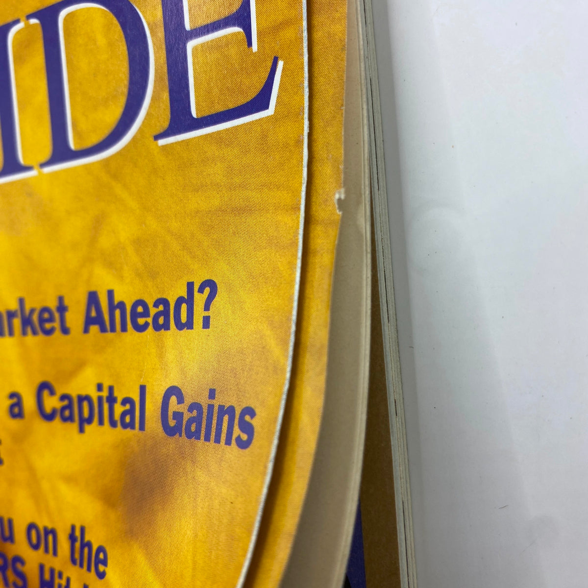 Close-up view of the Fortune Magazine December 26, 1994 Investor's Guide 1995 cover, featuring bold text and graphic design elements.