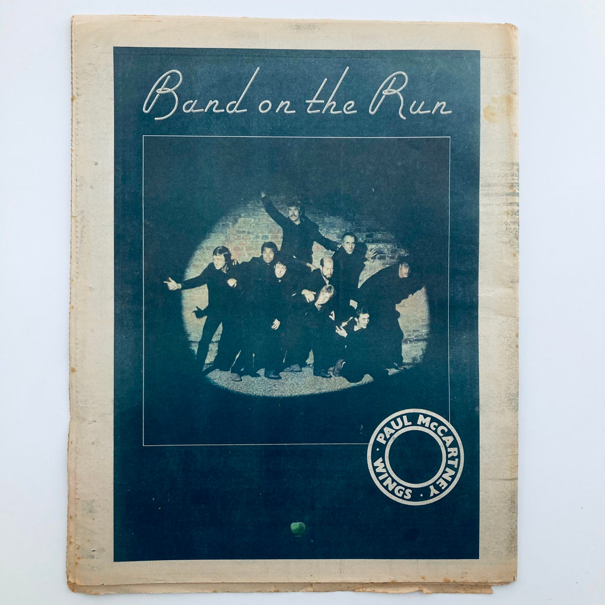 Vintage Rolling Stone Magazine January 3 1974 cover featuring the title 'The Denim Affair' with classic 1970s design elements, showcasing pop culture history.