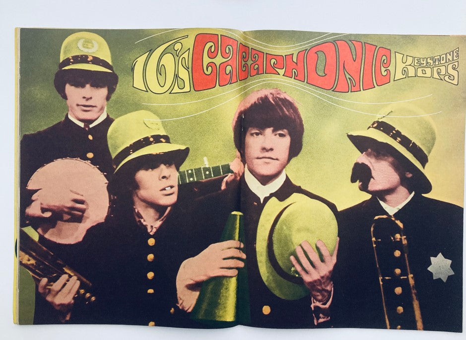 Cover image of VTG 16 Magazine July 1967 Vol 9 No. 2 featuring Davy Jones from The Monkees in a colorful, psychedelic design.