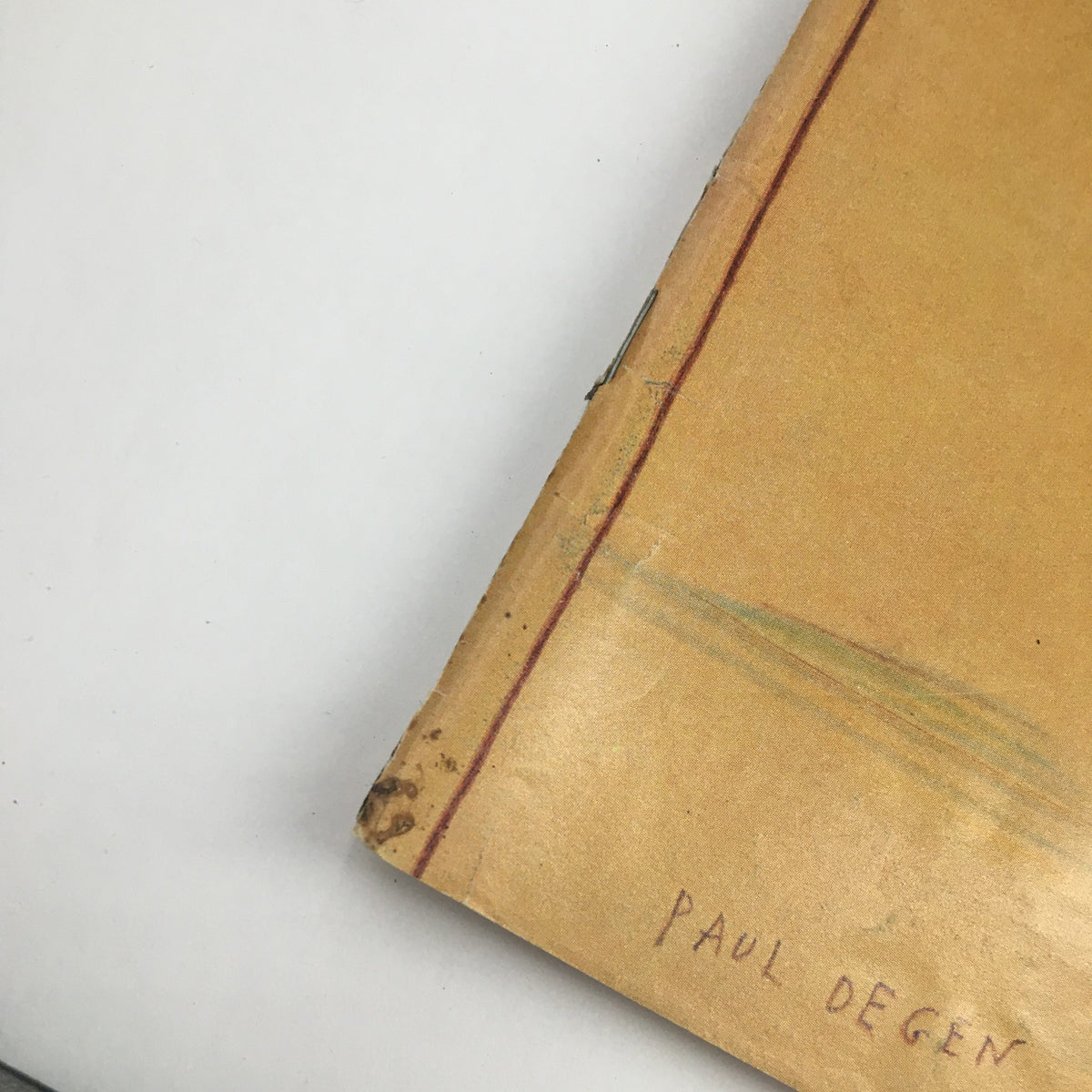 The New Yorker Magazine May 31 1976 spine detail showing the title and artist Paul Degen's signature.