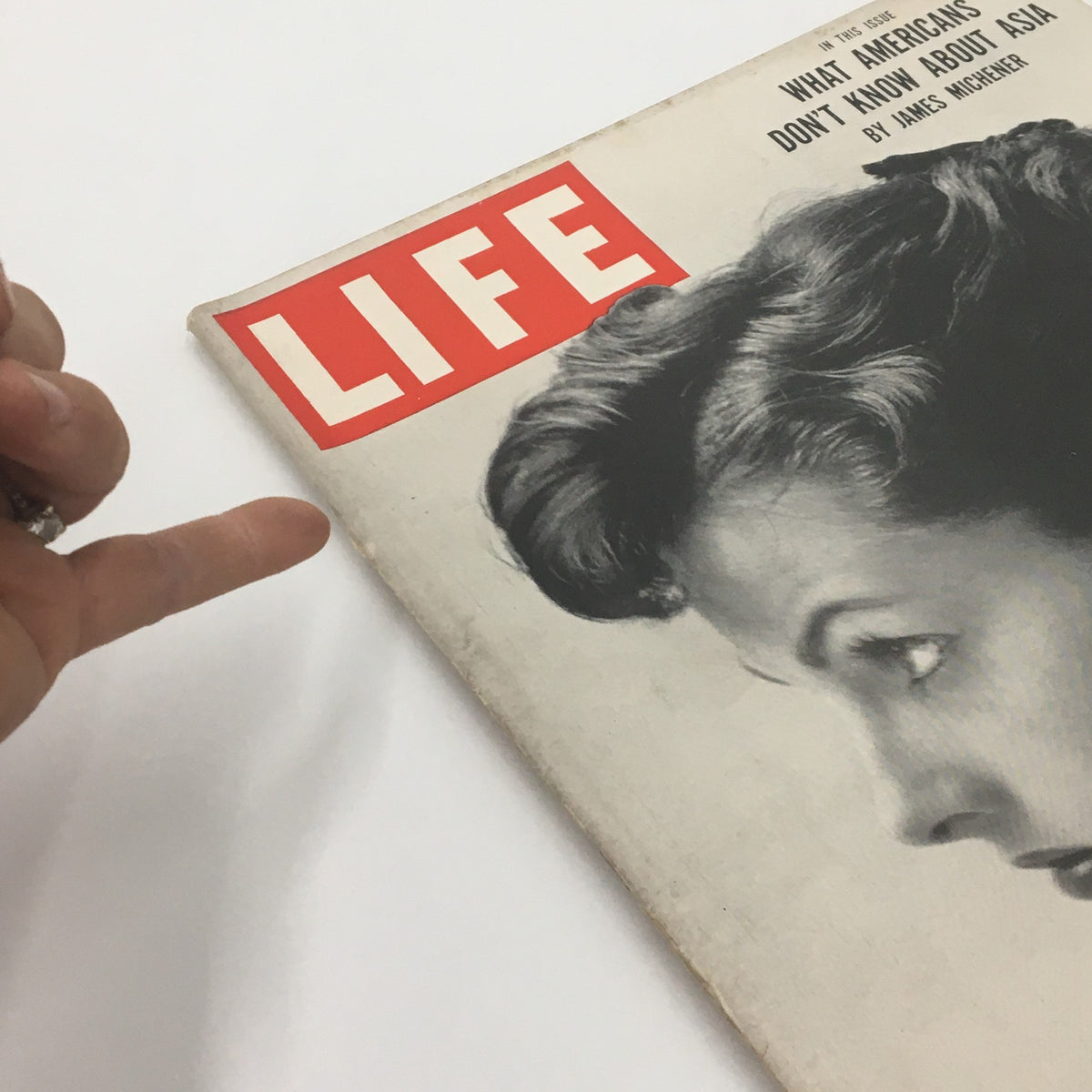 Cover of VTG Life Magazine from June 4, 1951 featuring a rising German model, showcasing vintage fashion and journalism.