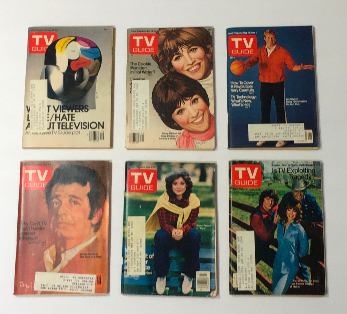 Complete Year Of TV Guide Magazines 1979, 52 Issues: Special Issue Fall Preview - Featuring a collage of vintage TV Guide magazine covers highlighting popular television shows of the era.