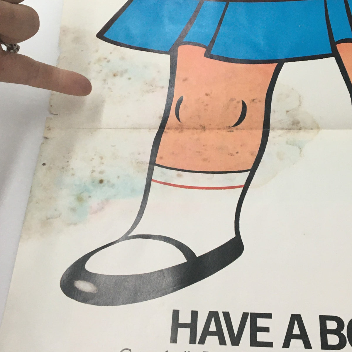 Close-up view of a vintage advertisement from VTG Life Magazine December 27 1968 featuring a girl in blue dress promoting Campbell's Soup.