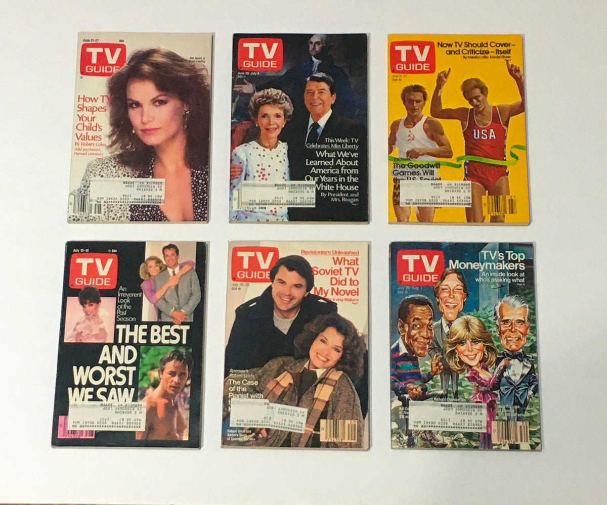 Complete Year Of TV Guide Magazines 1986, 52 Issues: Special Issue Fall Preview featuring various covers, including TV personalities and themes from the 1986 television landscape.