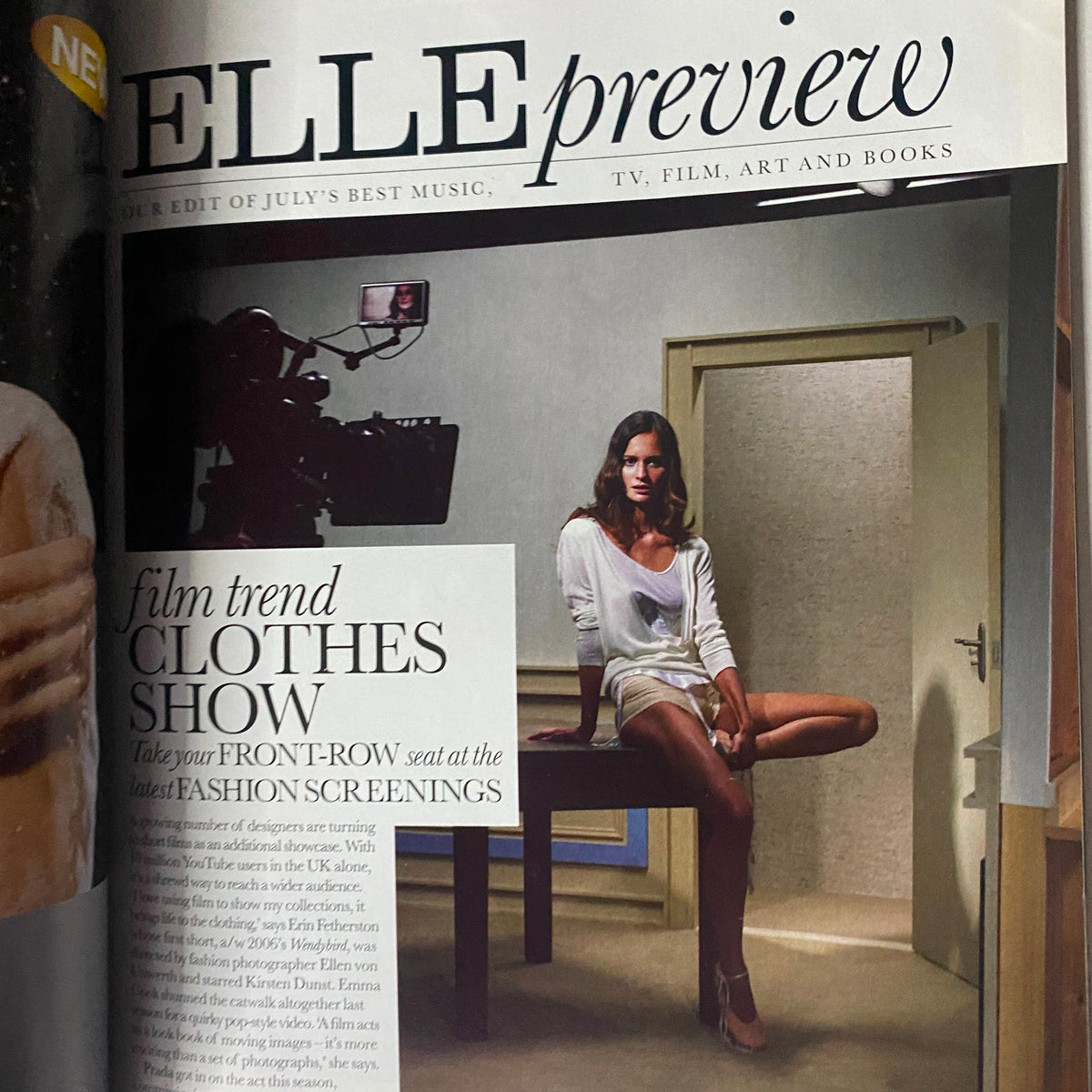 Elle UK Magazine July 2008 Sienna Miller Cover No Label VG