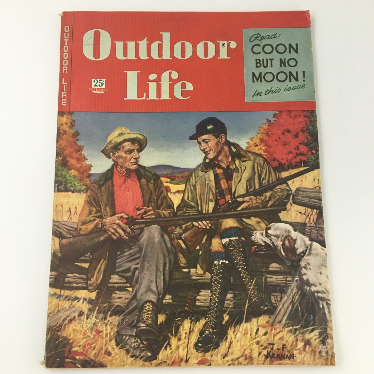 Outdoor Life Magazine December 1946 Vol 98 #6 Coon But No Moon