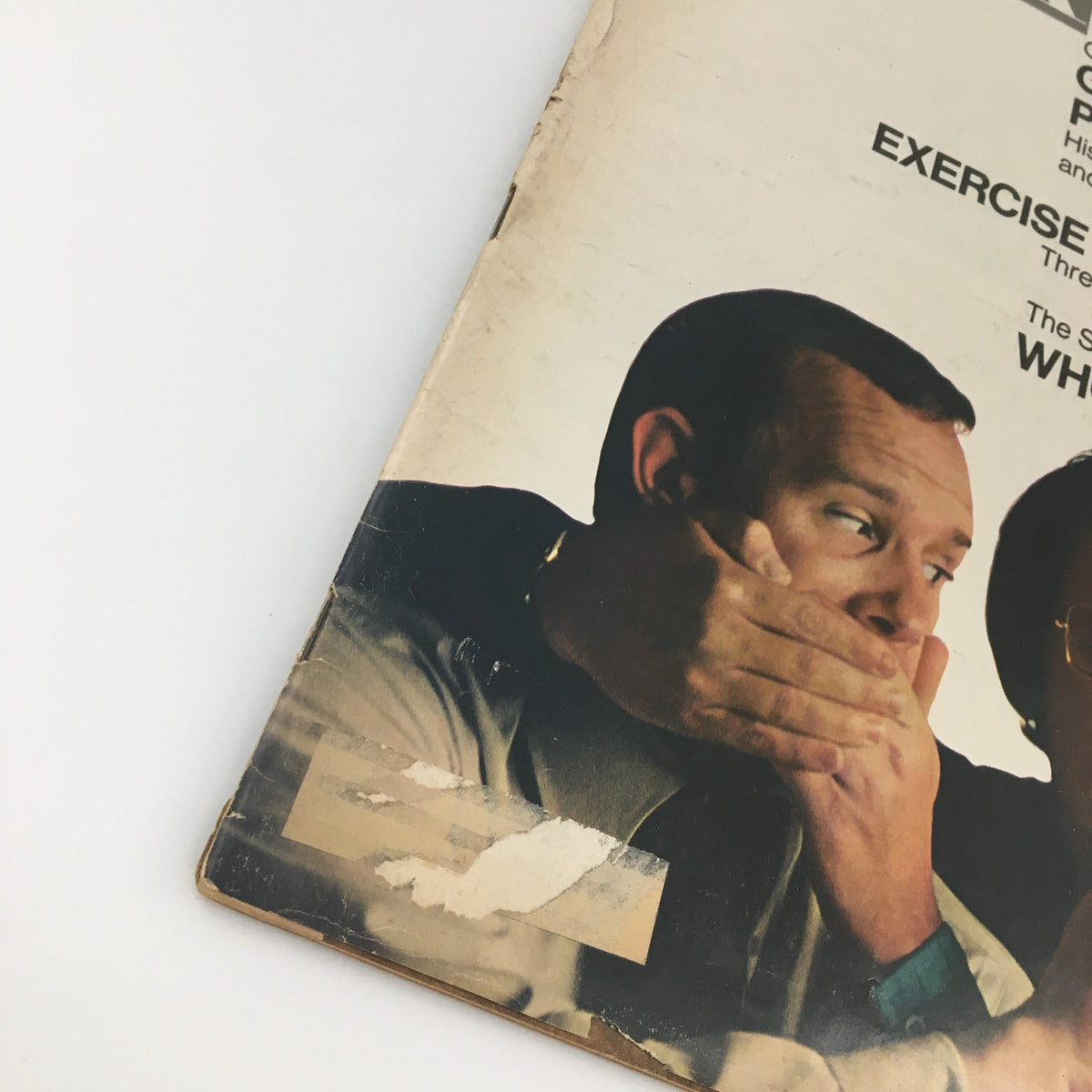 Detailed view of the cover of VTG Look Magazine June 24 1969 highlighting The Smothers Brothers and the article on Prince Charles, emphasizing the vintage aesthetic and historical significance.