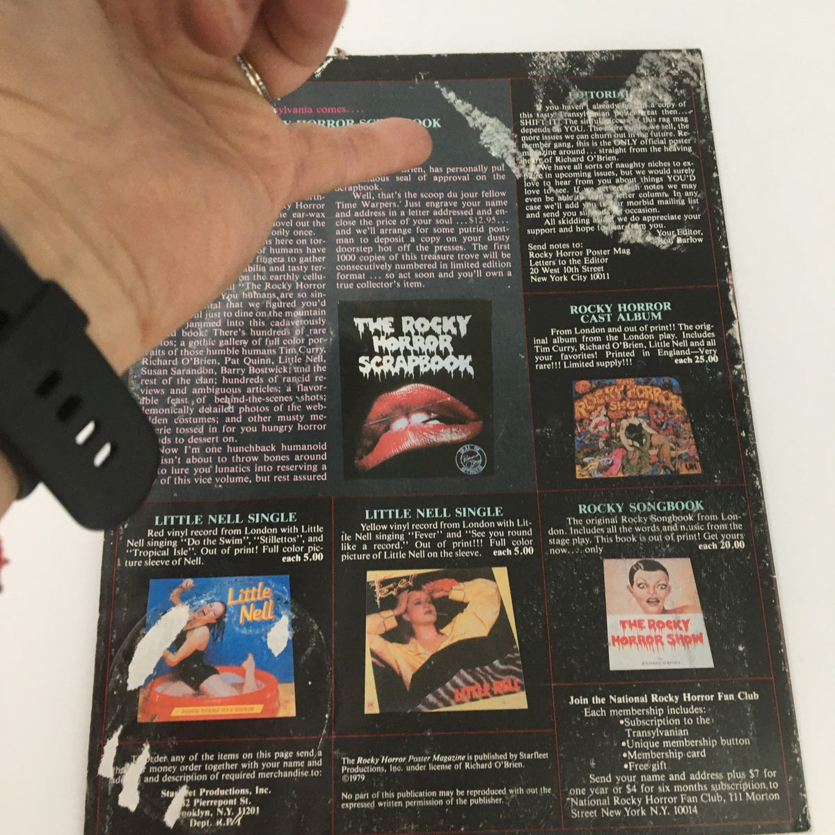 Vintage 1979 Rocky Horror Picture Show Tim Curry Feature Official Poster Magazine
