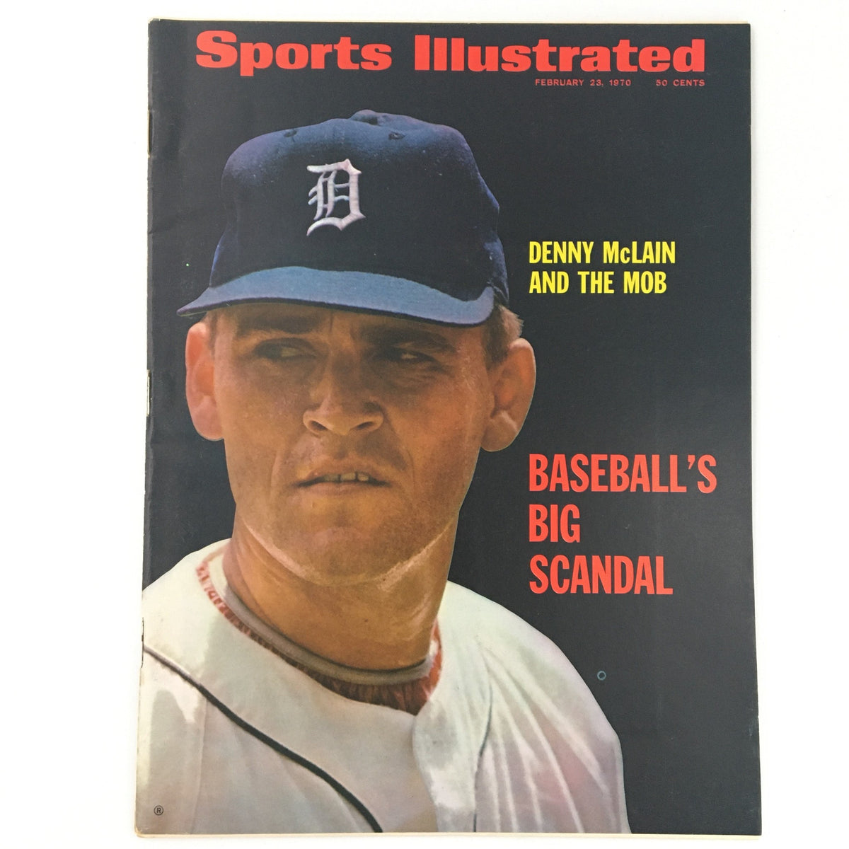 Vintage Sports Illustrated Magazine February 23 1970 MLB Denny McLain, Newsstand