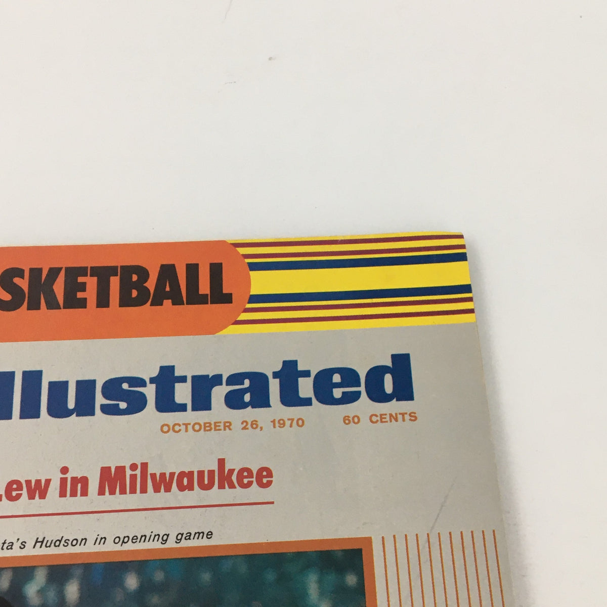 Vintage Sports Illustrated Magazine October 26 1970 cover featuring basketball graphics and headline details.