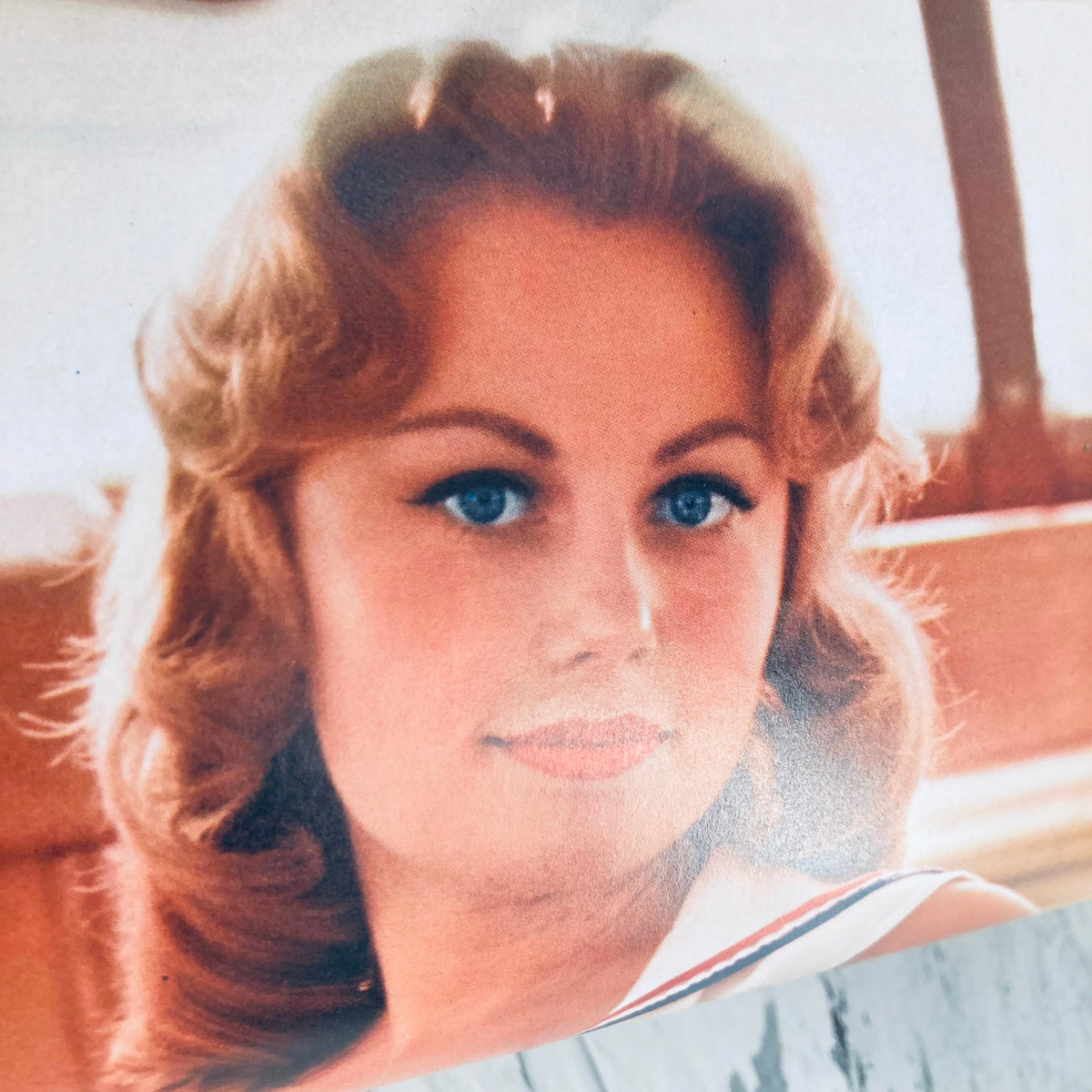 Centerfold image of Playboy Miss Teddi Smith from July 1960 edition of Playboy Magazine, showcasing classic pin-up artistry.