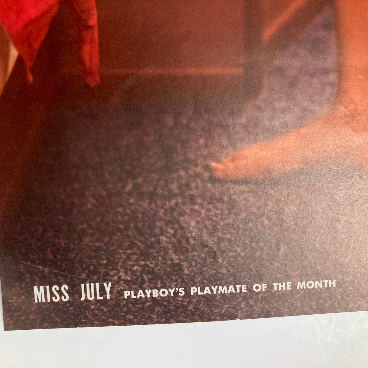 VTG Playboy Magazine July 1960 featuring Miss Teddi Smith, showcasing the iconic centerfold 'Miss July, Playboy's Playmate of the Month' with a vintage aesthetic.
