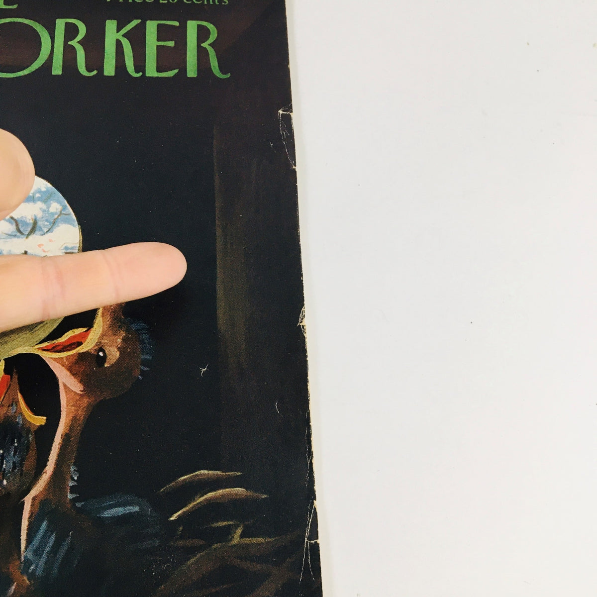 Detailed view of the cover of The New Yorker Magazine May 31 1952, emphasizing the vibrant theme illustrated by Roger Duvoisin.