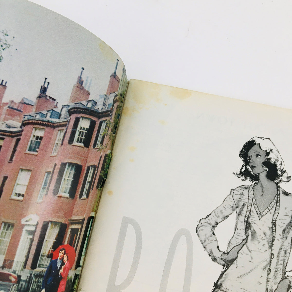 Inside view of The New Yorker Magazine January 13 1973 showcasing vintage advertisements and illustrations, highlighting the magazine's classic design and charm.