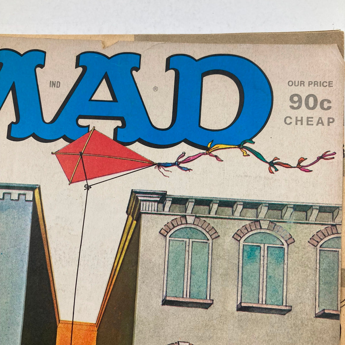Cover of Mad Magazine July 1981 No. 224 featuring a whimsical illustration by Don Martin with visuals including a red kite and colorful characters, highlighting the vintage comic's humorous take on popular culture.