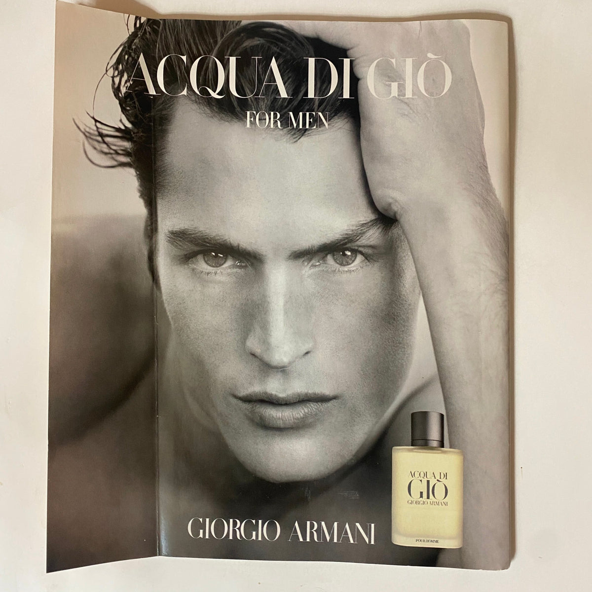Cover of George Magazine September 2000 featuring Cindy Crawford and her husband Rande Gerber, highlighting the intersection of pop culture and politics, a collectible item for fans.