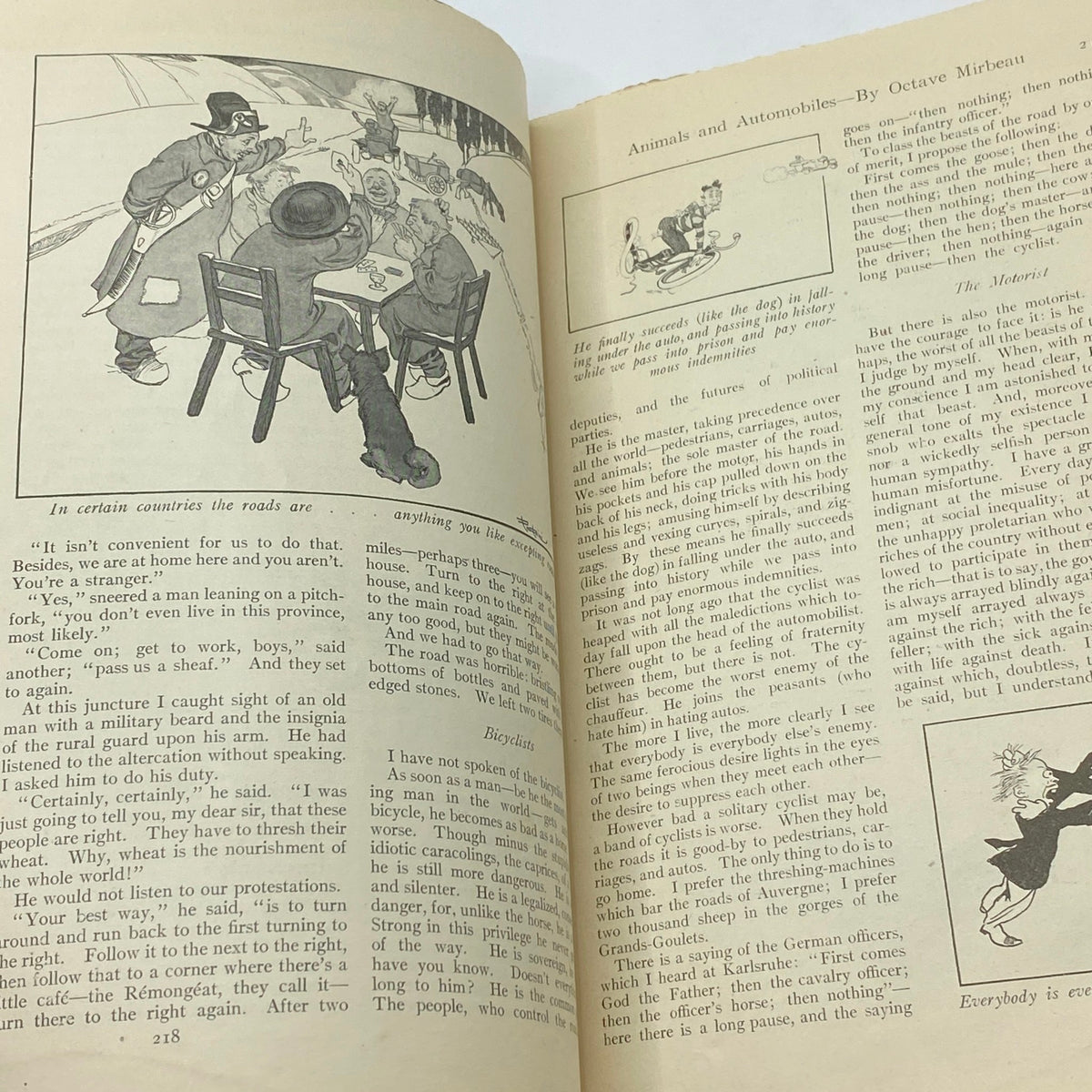 Interior page of VTG The American Magazine 1908 featuring an illustration of people at a table, highlighting discussions relevant to the Democratic Party's political climate.