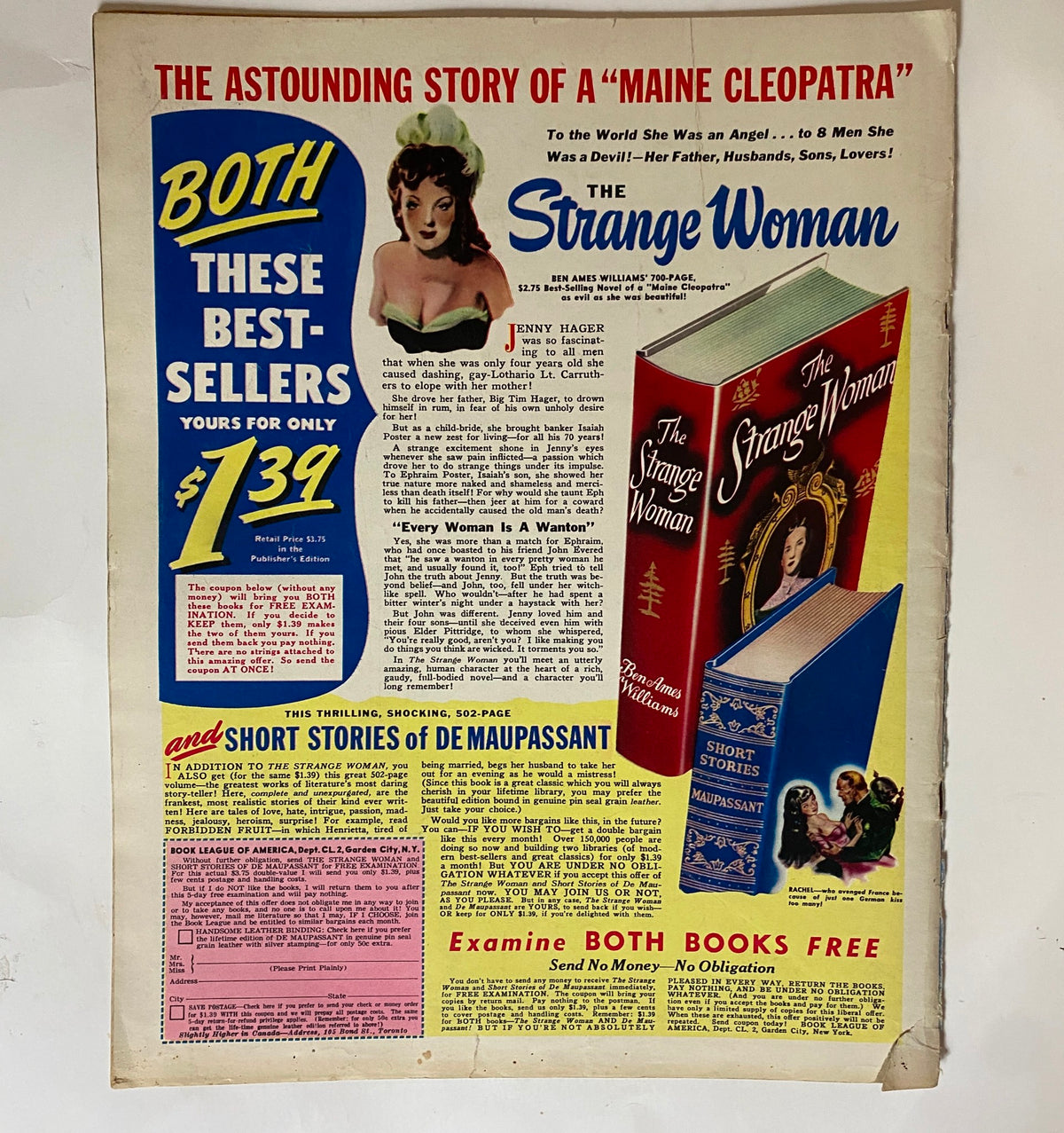 Vintage Click Magazine February 1943, Volume 6, Number 2, featuring captivating sports articles emphasizing home activities during WWII. This classic collectible showcases engaging stories and historical perspectives from the early 1940s, perfect for enthusiasts of vintage magazines.