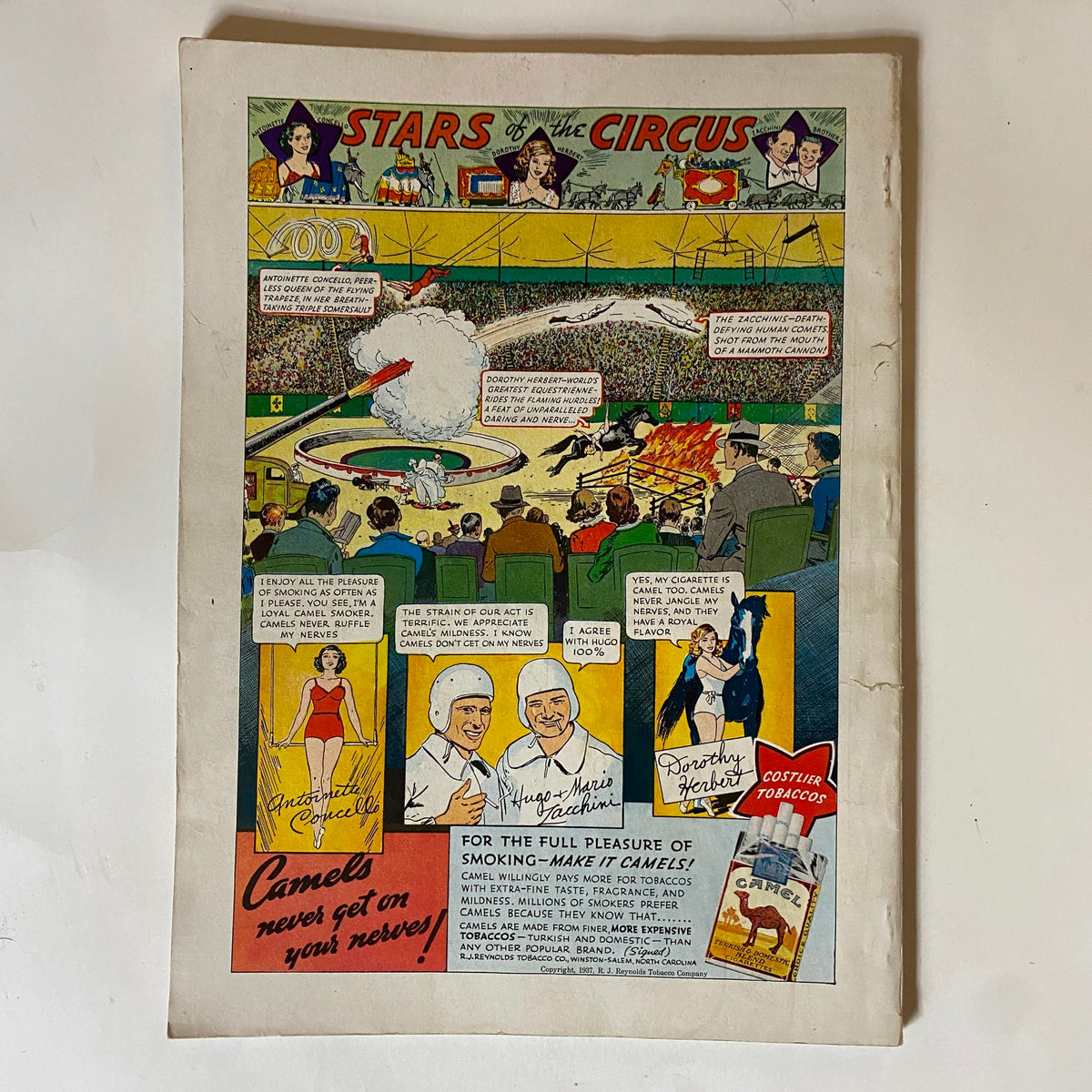 Vintage The American Magazine October 1937 Betty Hapworth Cover