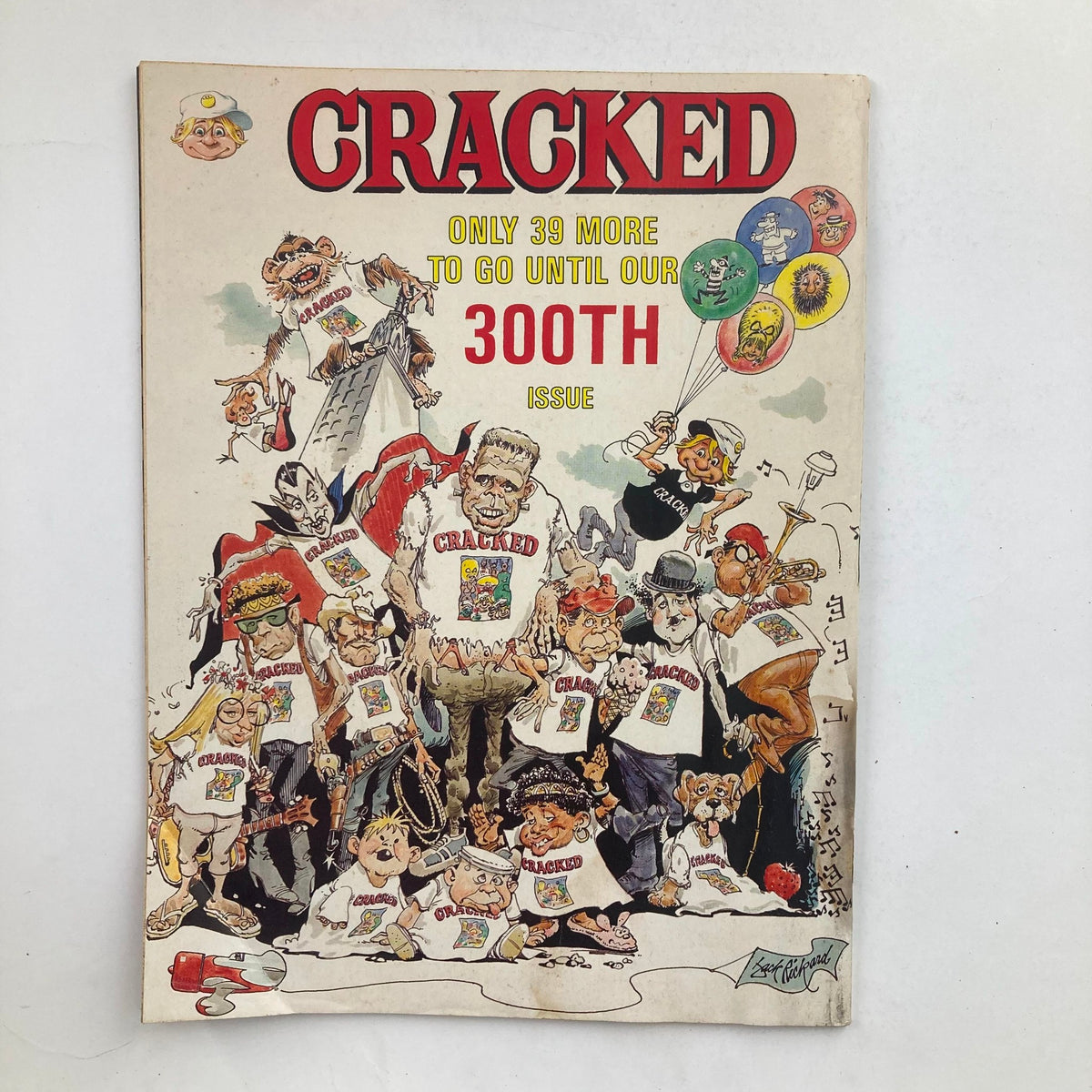 Cover of Cracked Magazine March 1991, Issue No. 261 featuring colorful cartoon characters and playful illustrations aligned with the nostalgic 'Good Fellas' theme, highlighting the vintage appeal.