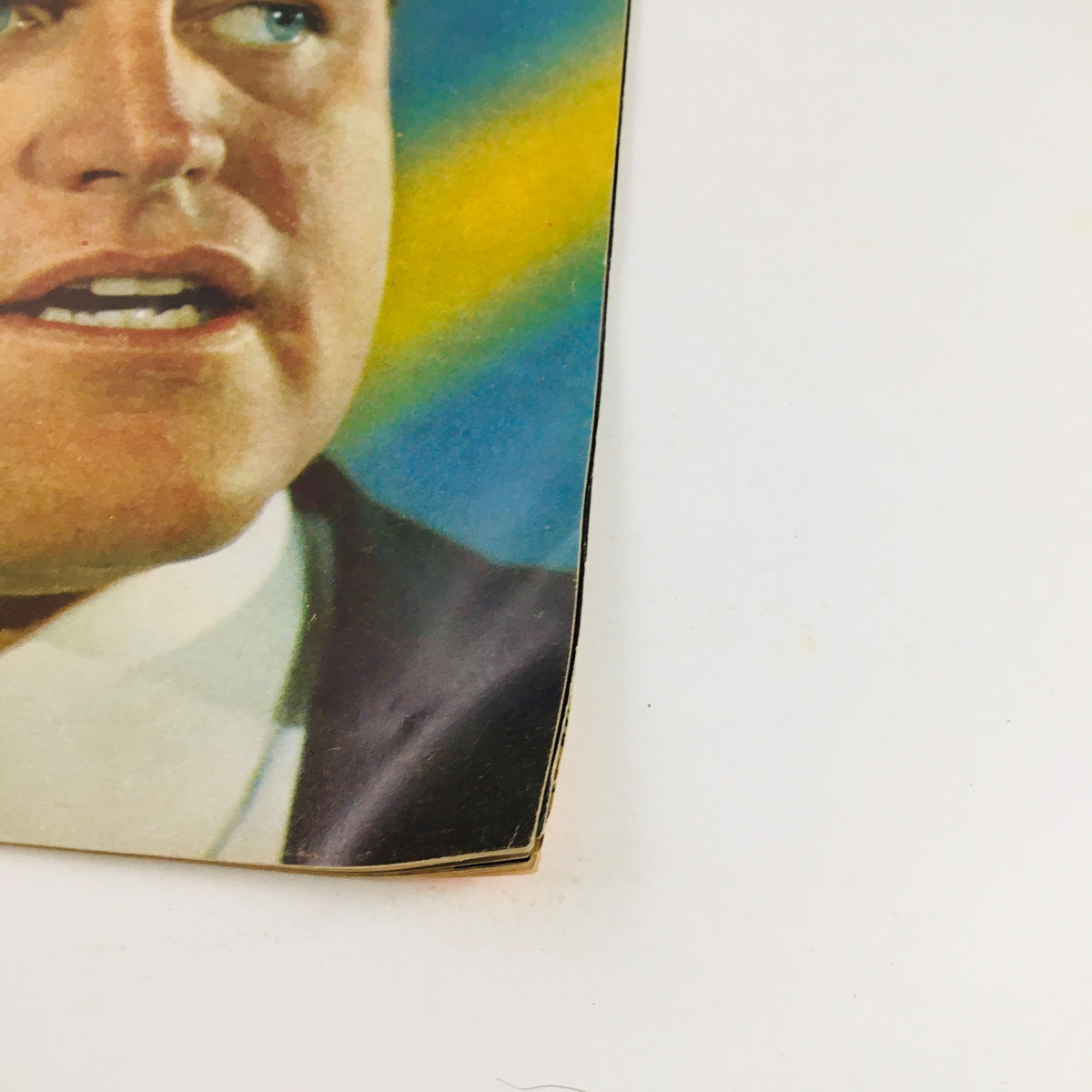 Close-up image of a significant moment from Newsweek Magazine January 13, 1969 featuring Edward Moore Kennedy, showcasing the magazine's vintage appeal and historical relevance.