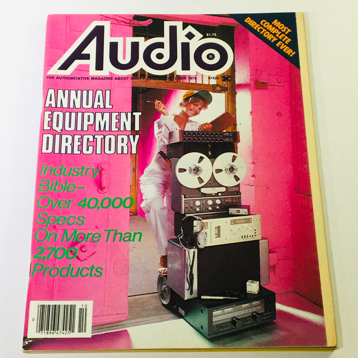 Audio Magazines Collection VTG Audio Magazine Oct 1979