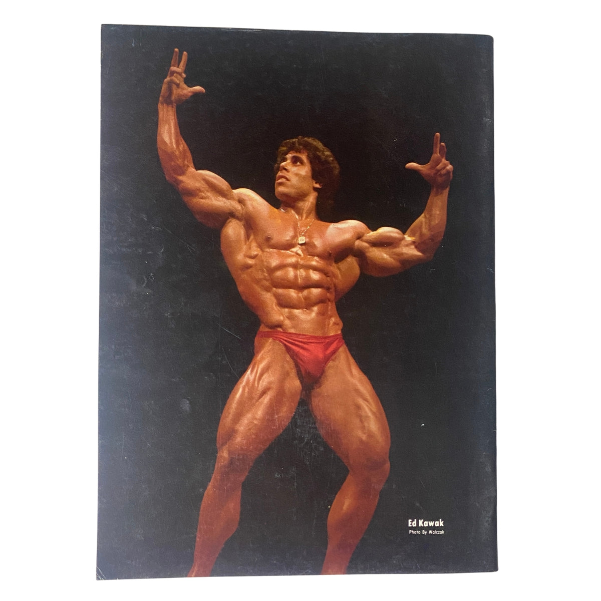 Cover image of IronMan Magazine May 1986, Volume 45, Number 4, showcasing bodybuilder Jon Aranita in a striking pose.