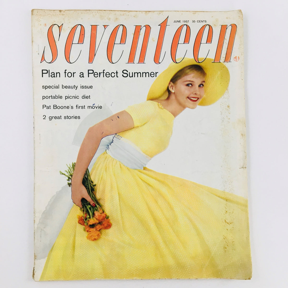 Seventeen Magazine, June 1957: Featuring 'Plan For A Perfect Summer' and Pat Boone on the cover