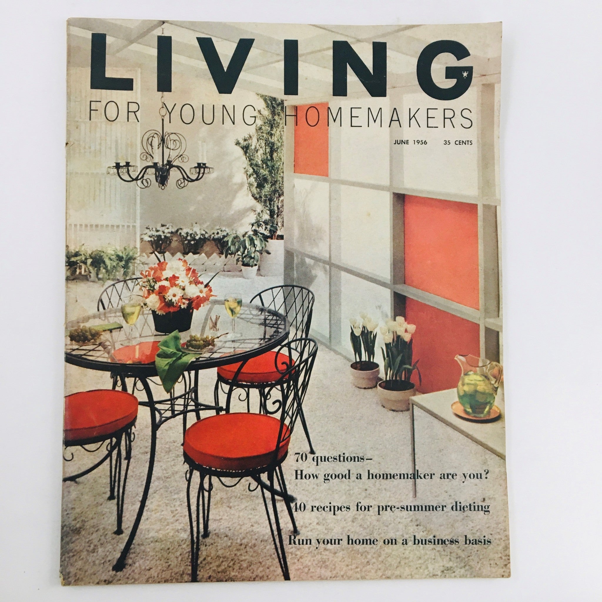 Living For Young Homemakers June 1956 The Proof of Pudding Dinner at 8