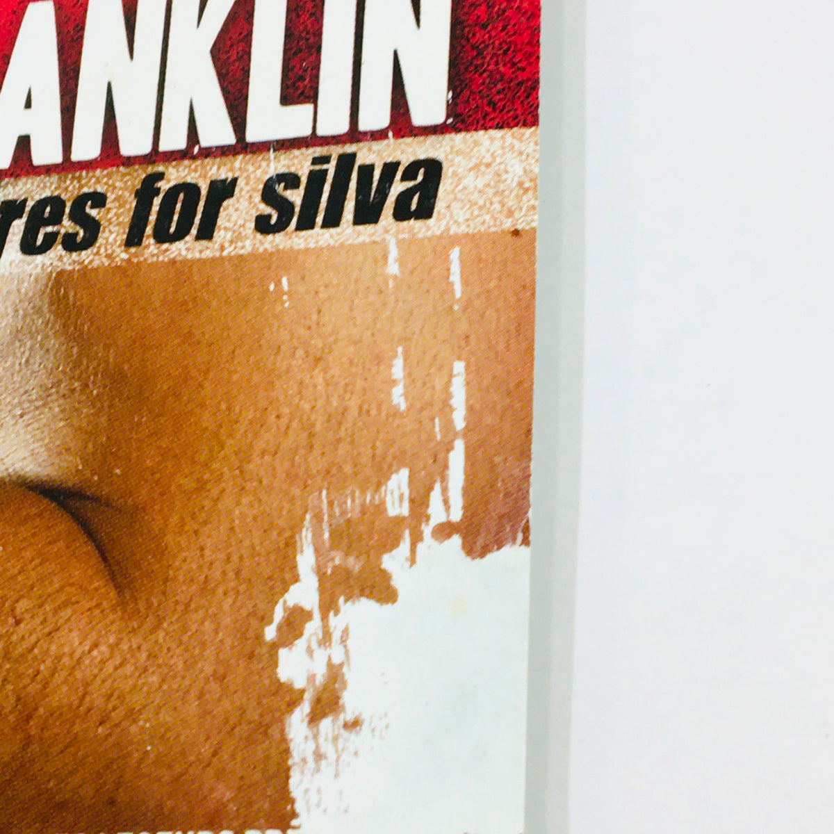 Close-up of Rich Franklin preparing for his fight against Tim Sylvia, as featured in the Ultimate Grappling MMA Magazine November 2007.