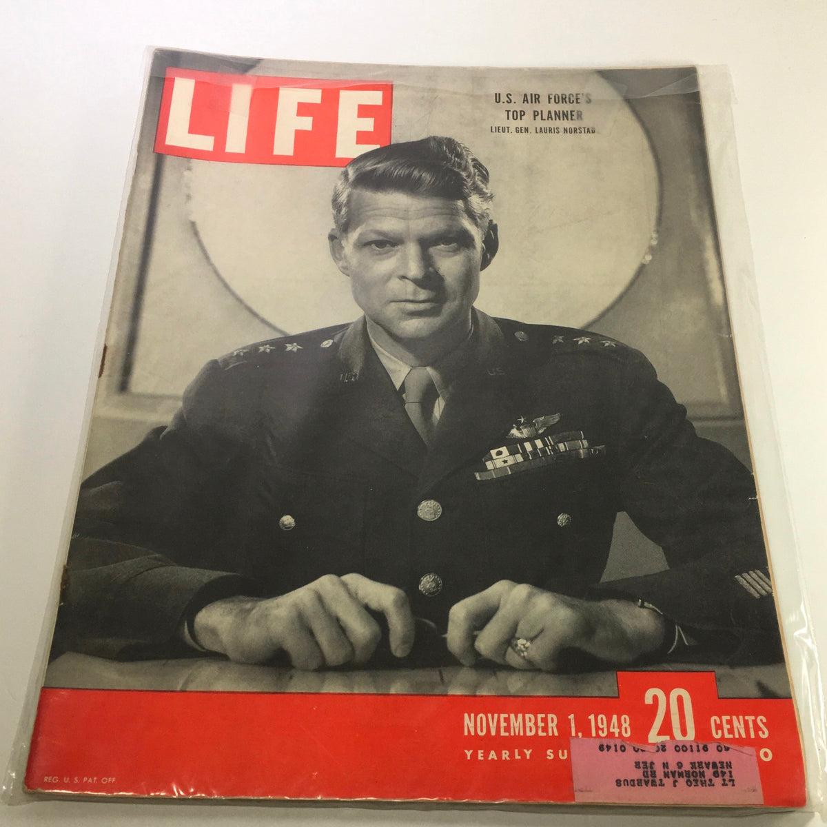 Life Magazine November 1 1948 Featuring U.S. Air Force General Lauris Norstad History