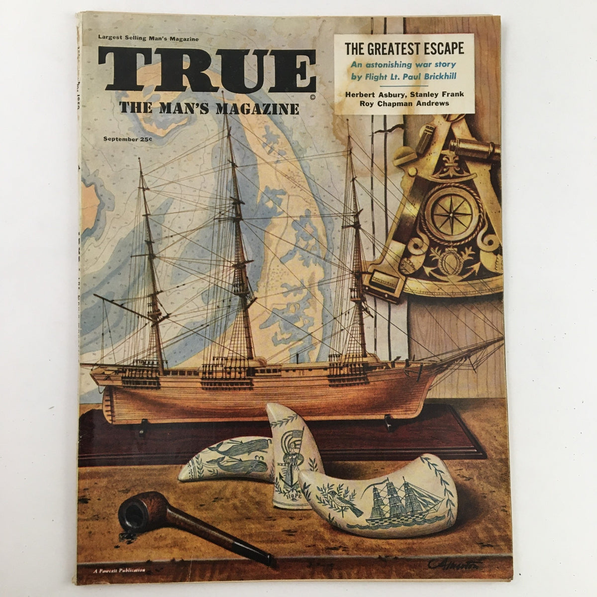 True Magazine September 1950 The Case of the Fiend Cusop Dingle No Label