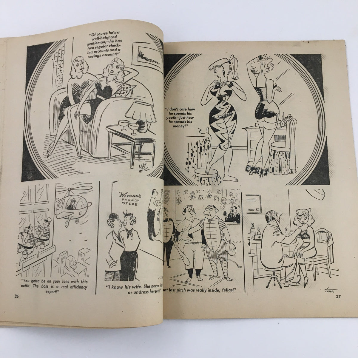Page from Popular Jokes Magazine May 1962 Vol. 1 No. 4 featuring humorous comic strips showcasing vintage humor and anecdotes.