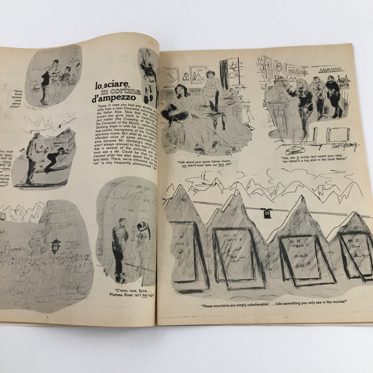 Cartoon artwork from Best Cartoon Series Winter 1966-1967 Vol. 4 No. 6 Escapade's Zaniest Humor illustrating funny interactions and visual gags.