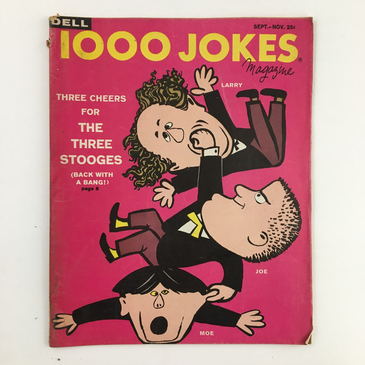1000 Jokes Magazine, No. 91, September 1959: Featuring 'Cheers For The Three Stooges' on the cover