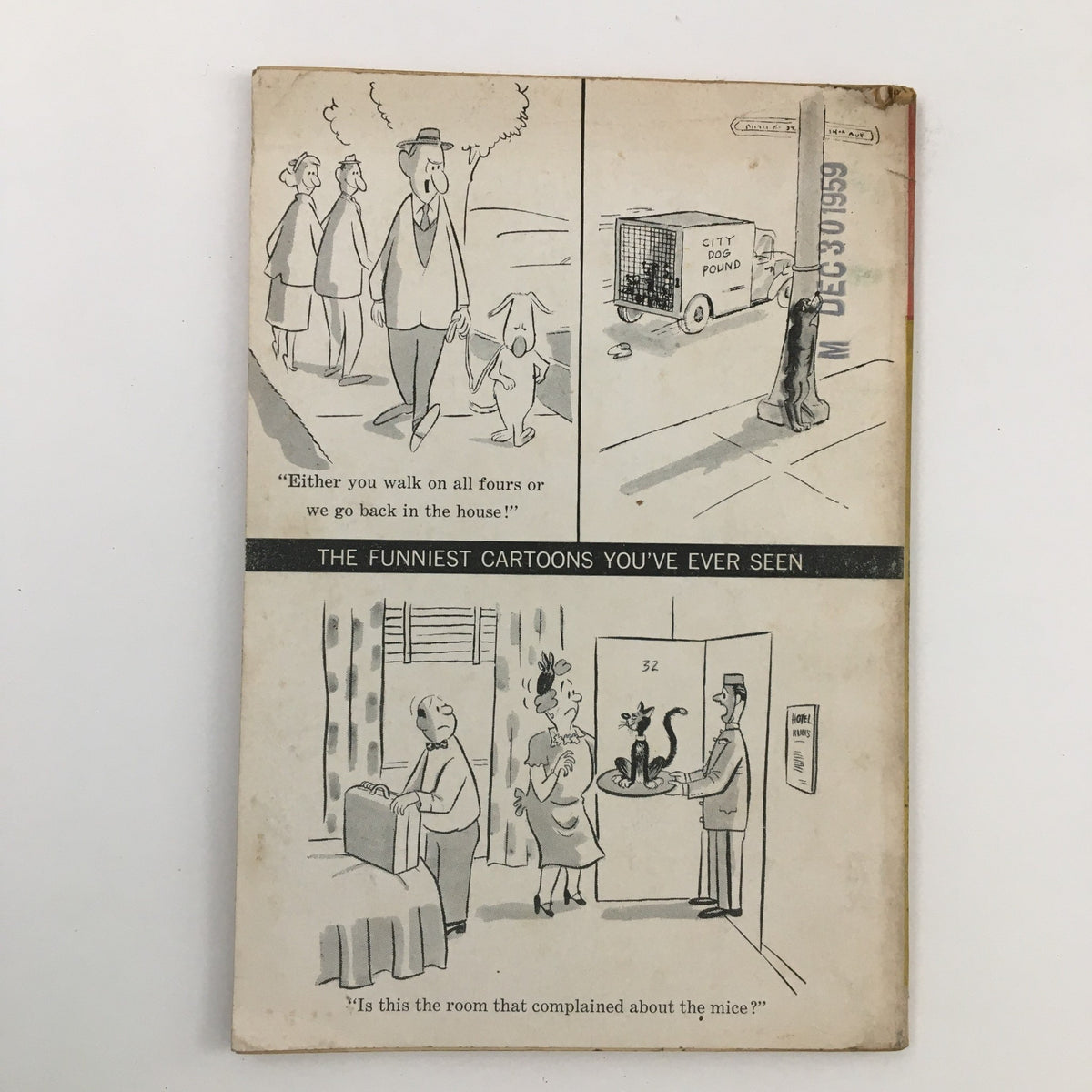 Best Cartoons About Cats / Dogs 1958 Lost & Found Section No Label
