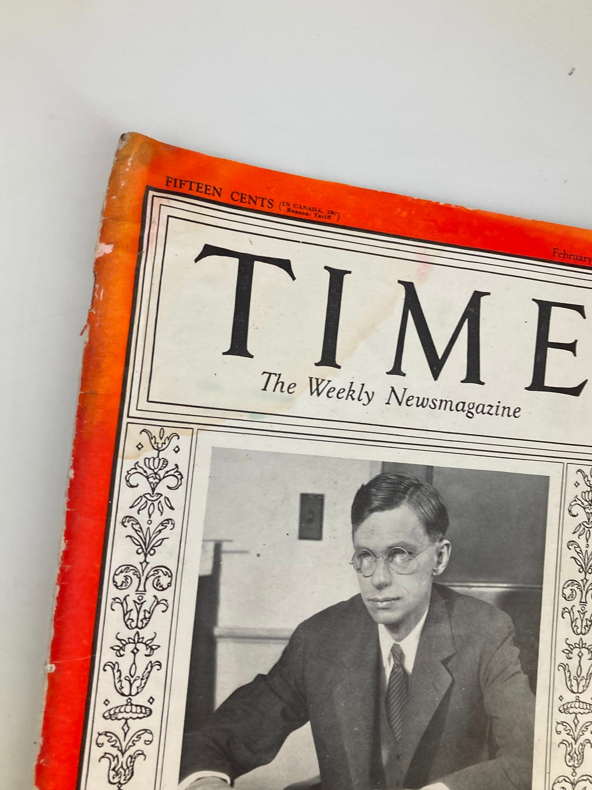 Vintage Time Magazine February 5 1934 Vol 23 No. 6 Harvard's James Bryant Contant