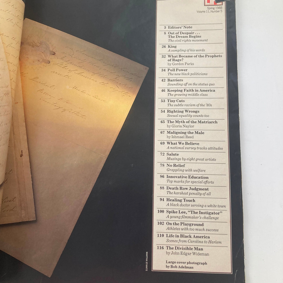 Life Magazine Spring 1988 Vol 11 No 5 Martin Luther King Jr Cover - Vintage Collectible