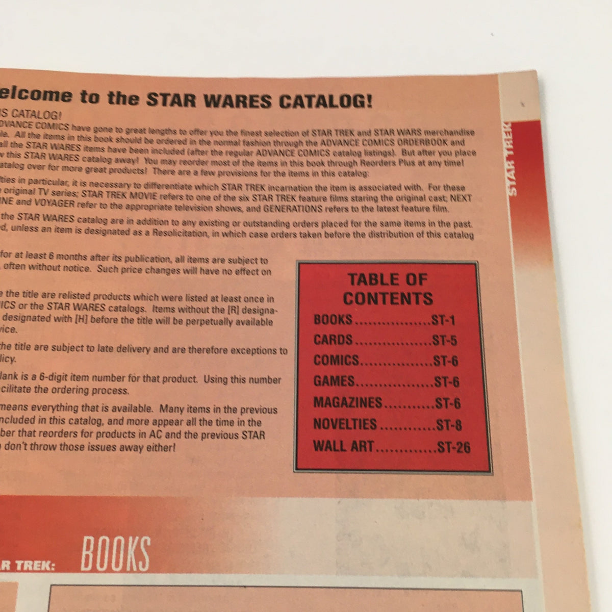 Star Wares Catalog Vol. #5 1996 Star Wars Darth Vader's Worst Nightmare